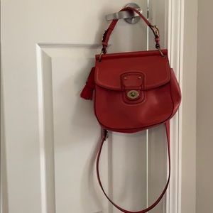 Coach burnt orange crossbody